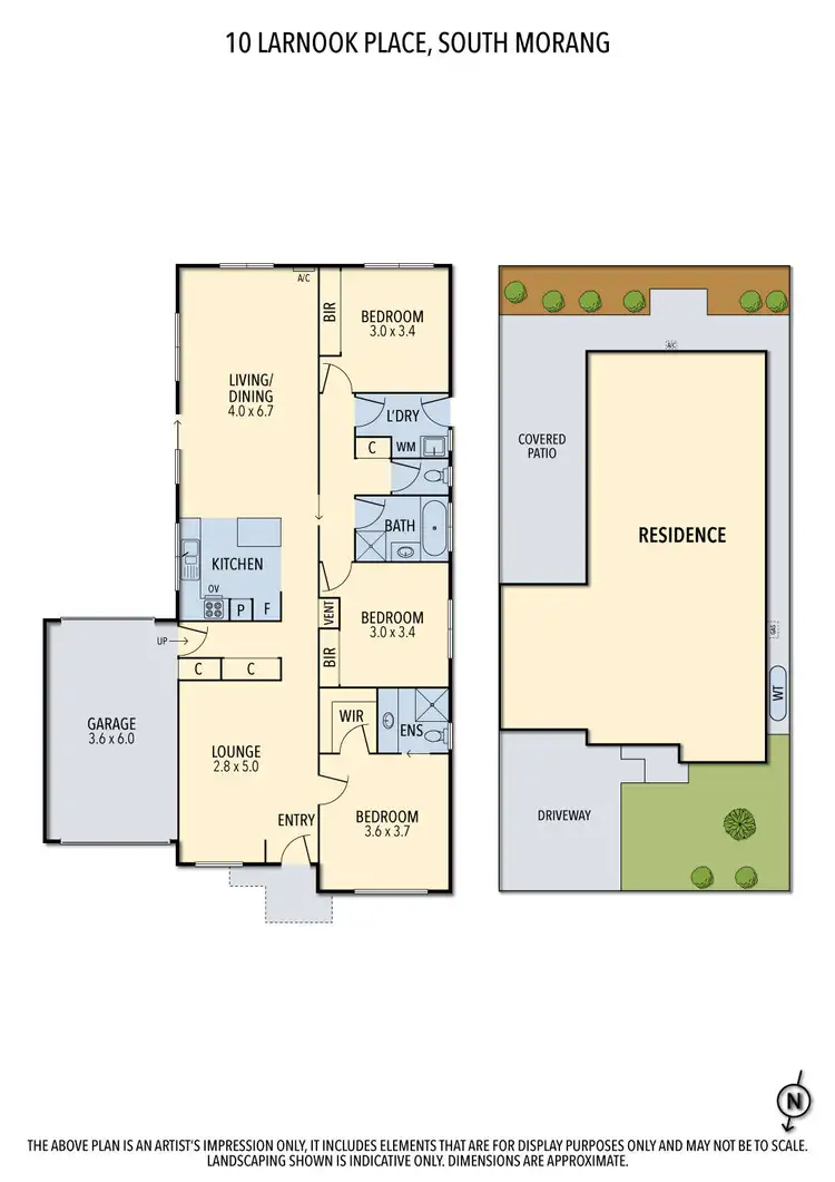 Floorplan of Homely house listing, 10 Larnook Place, South Morang VIC 3752