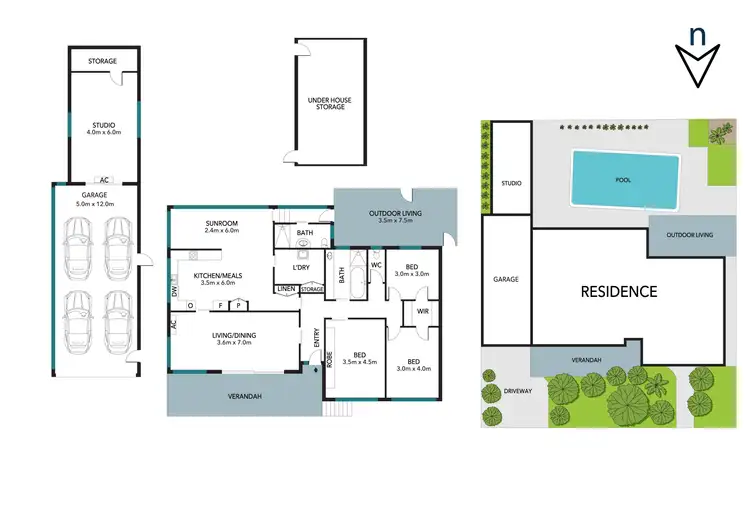 Floorplan of Homely house listing, 10 Bray Crescent, Garden Suburb NSW 2289