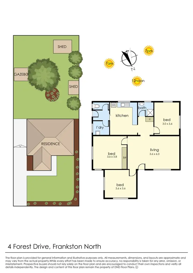 Floorplan of Homely house listing, 4 Forest Drive, Frankston North VIC 3200