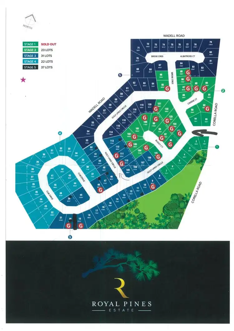 Floorplan of Homely land listing, 22 Golf Links Circle, Gympie QLD 4570