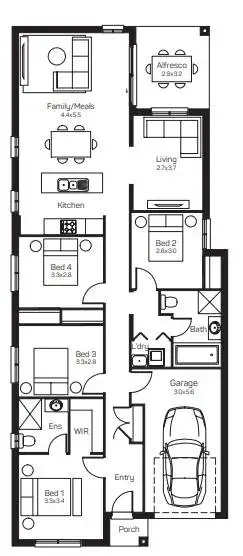Floorplan of Homely house listing, Address available on request