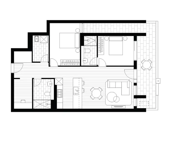 Floorplan of Homely apartment listing, G02/6-16 Victoria Street, Kogarah NSW 2217