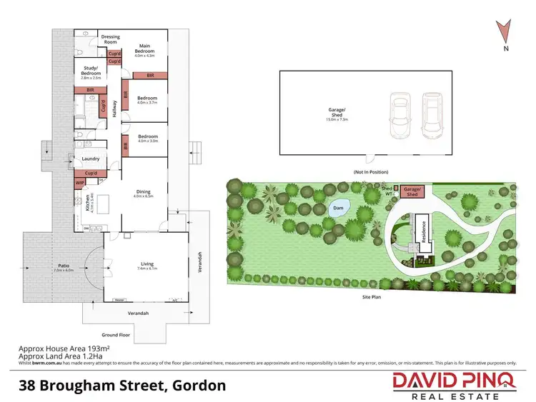 Floorplan of Homely house listing, 38 Brougham Street, Gordon VIC 3345