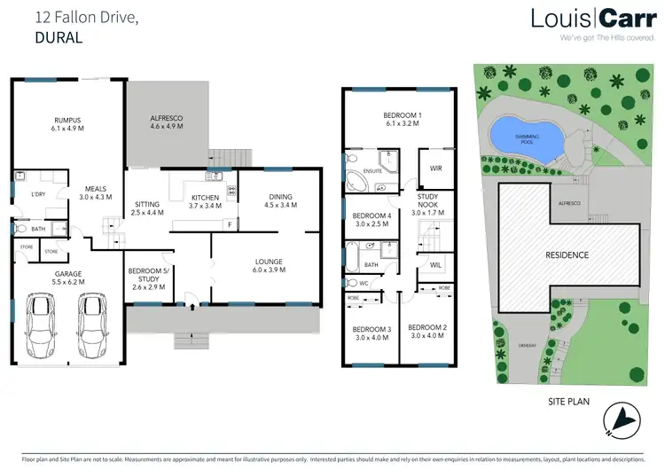 Floorplan of Homely house listing, 12 Fallon Drive, Dural NSW 2158