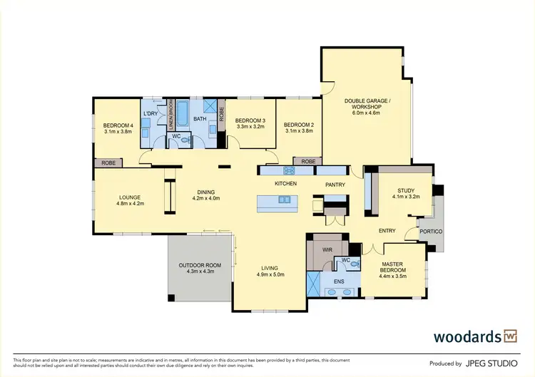 Floorplan of Homely house listing, 1 Cotton Circuit, Gisborne VIC 3437