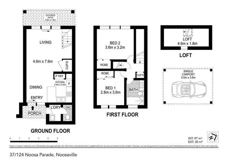 Floorplan of Homely townhouse listing, 31/124 Noosa Parade, Noosaville QLD 4566