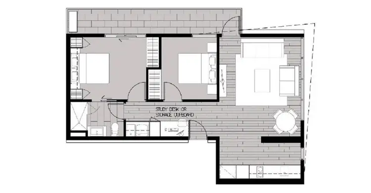 Floorplan of Homely apartment listing, 701/19 Hall Street, Moonee Ponds VIC 3039