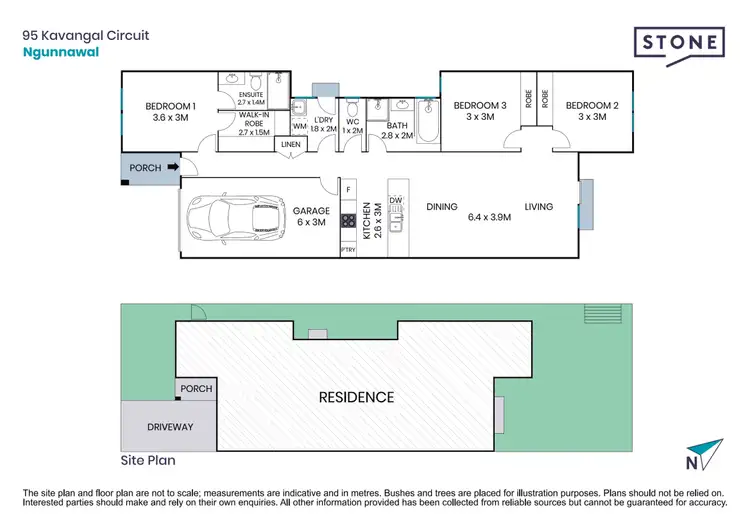 Floorplan of Homely house listing, 95 Kavangal Circuit, Ngunnawal ACT 2913