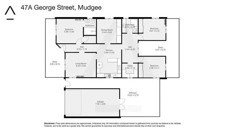 Floorplan of Homely house listing, 47a George Street, Mudgee NSW 2850