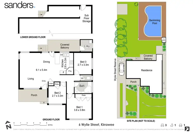 Floorplan of Homely house listing, 6 Wylie Street, Kirrawee NSW 2232