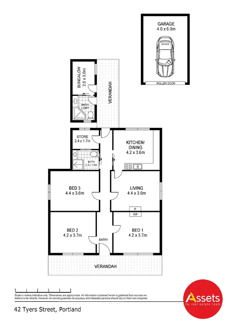 Floorplan of Homely house listing, 42 Tyers Street, Portland VIC 3305