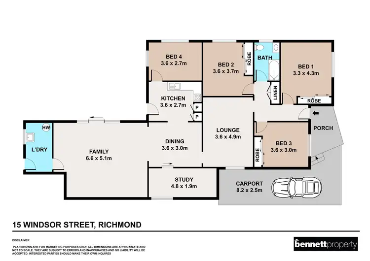 Floorplan of Homely house listing, 15 Windsor Street, Richmond NSW 2753