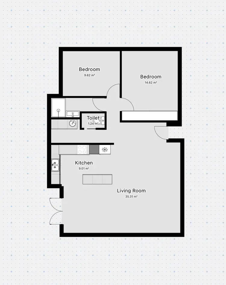 Floorplan of Homely house listing, 1 Paulik Way, Hamilton Hill WA 6163