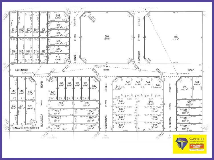 Floorplan of Homely land listing, LOT 528, 316-330 Twelfth Avenue, Austral NSW 2179