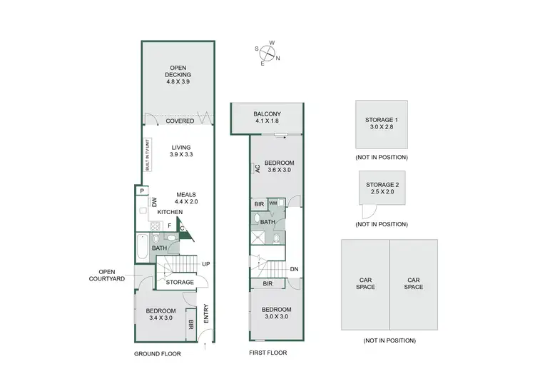 Floorplan of Homely townhouse listing, 6/635 Nepean Highway, Carrum VIC 3197