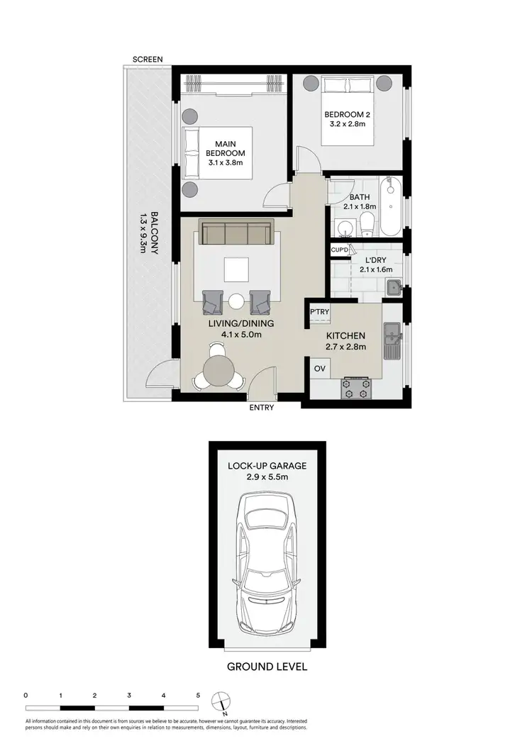 Floorplan of Homely apartment listing, 5/7 Richmond Avenue, Dee Why NSW 2099