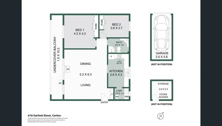Floorplan of Homely apartment listing, 4/16-20 Garfield Street, Carlton NSW 2218