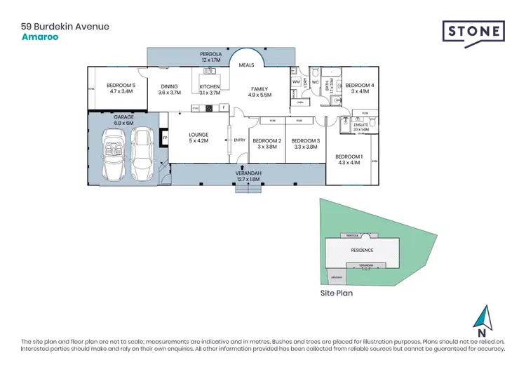 Floorplan of Homely house listing, 59 Burdekin Avenue, Amaroo ACT 2914