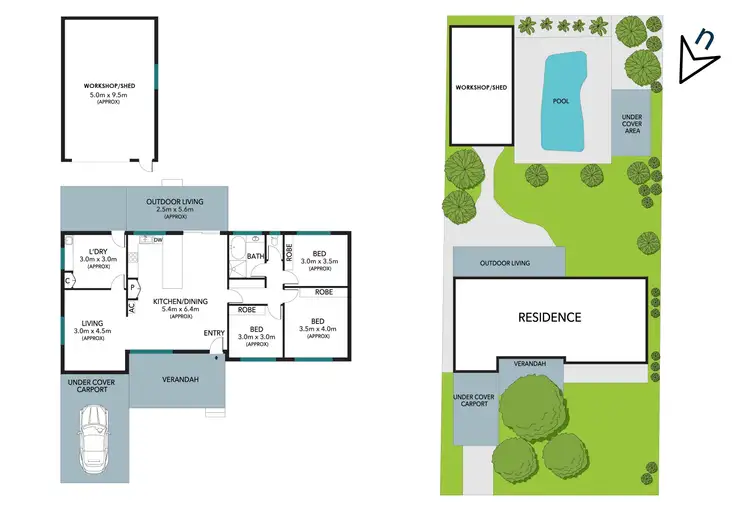 Floorplan of Homely house listing, 22 Higham Road, Hillsborough NSW 2290