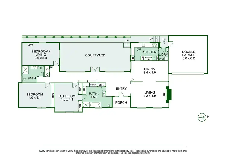 Floorplan of Homely house listing, 2/589A Toorak Road, Toorak VIC 3142