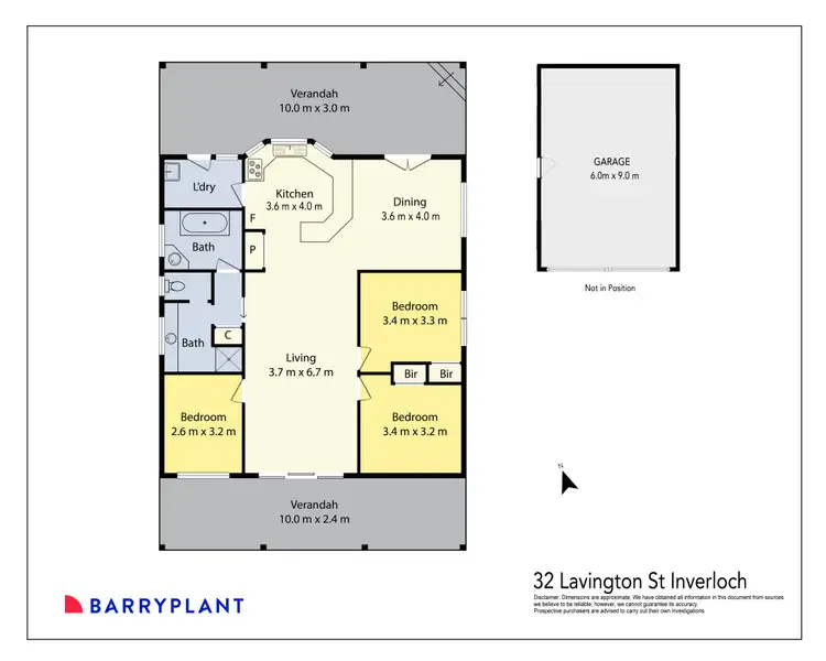 Floorplan of Homely house listing, 32 Lavington Street, Inverloch VIC 3996