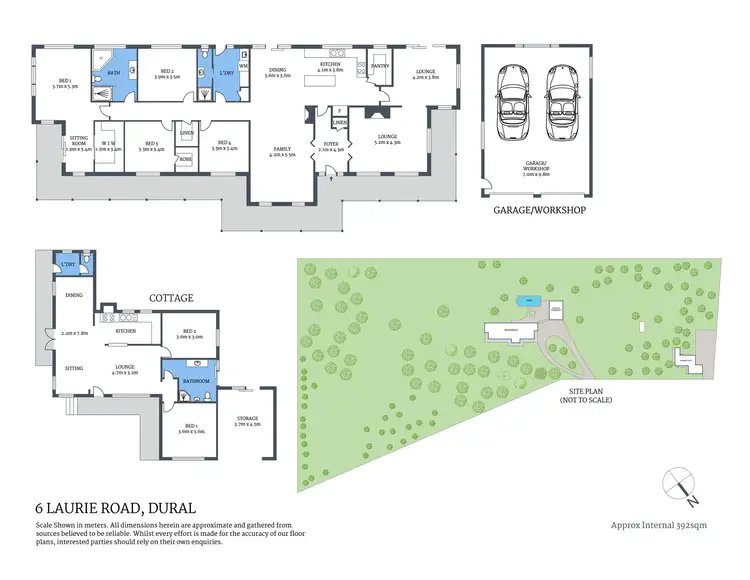 Floorplan of Homely house listing, 6 Laurie Road, Dural NSW 2158