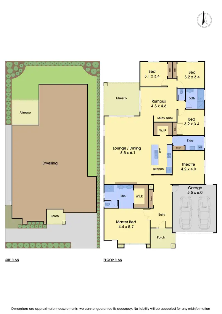 Floorplan of Homely house listing, 8 Broad Way, Wollert VIC 3750