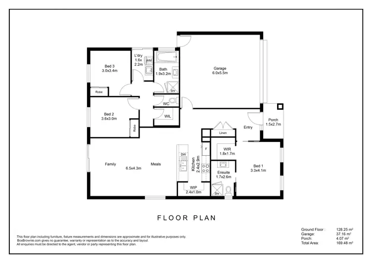 Floorplan of Homely house listing, 66 Westacott Crescent, Baranduda VIC 3691
