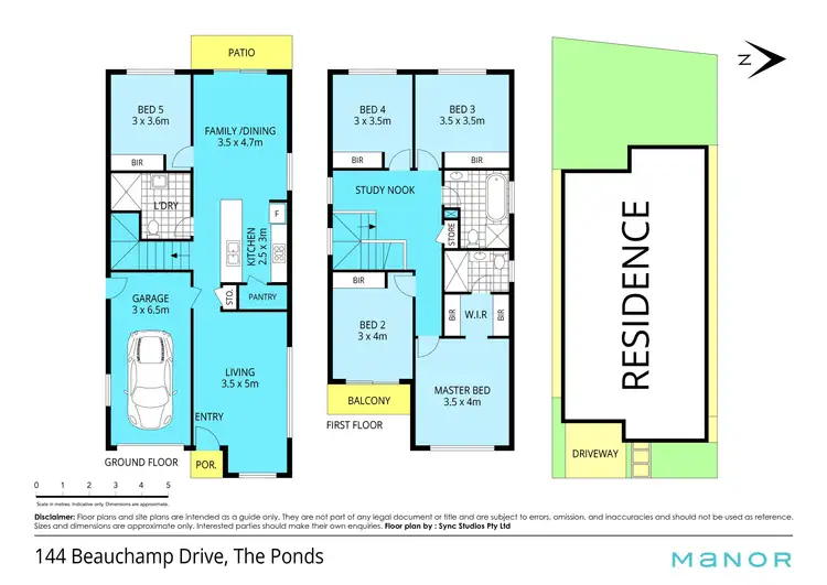 Floorplan of Homely house listing, 144 Beauchamp Drive, The Ponds NSW 2769