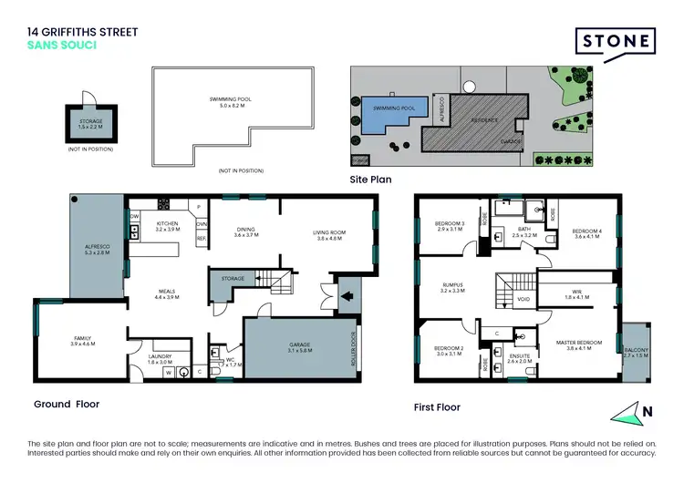 Floorplan of Homely house listing, 14 Griffiths Street, Sans Souci NSW 2219