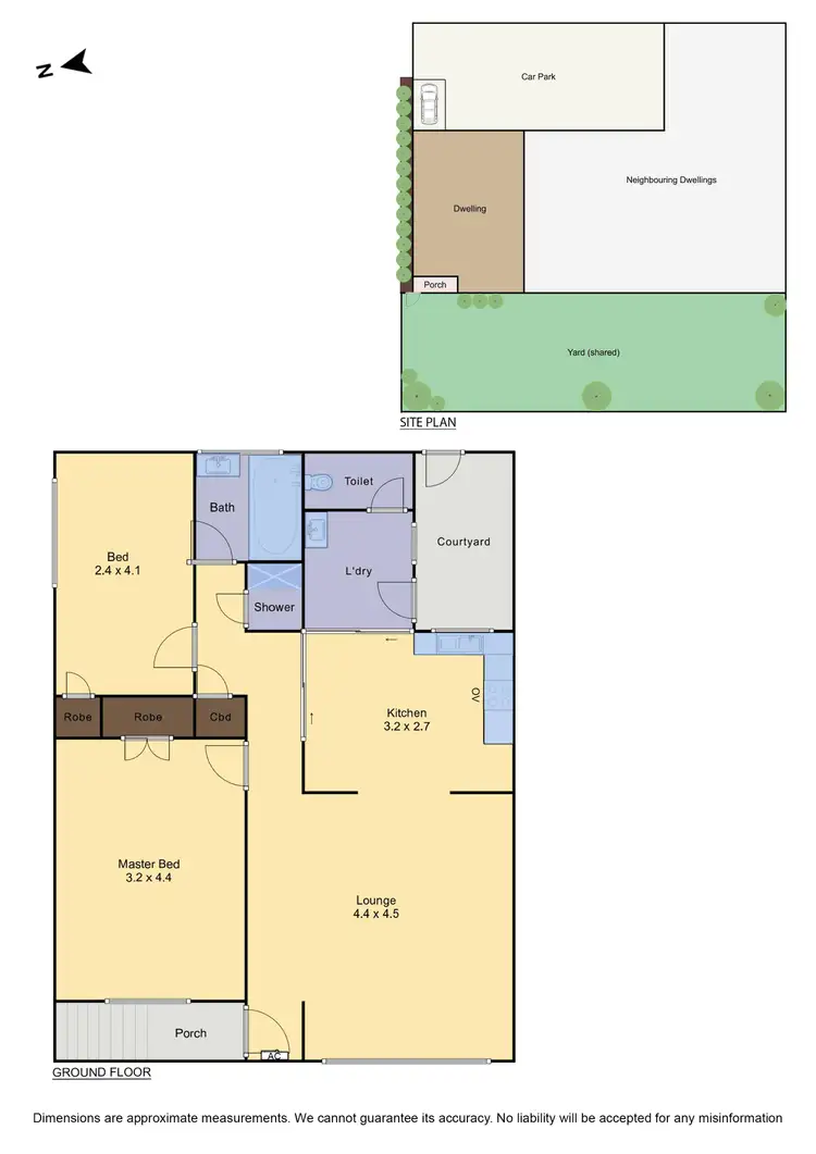 Floorplan of Homely unit listing, 1/22-24 Hotham Street, Preston VIC 3072
