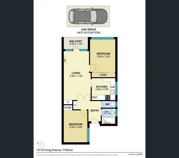 Floorplan of Homely apartment listing, 10/19 Irving Avenue, Prahran VIC 3181