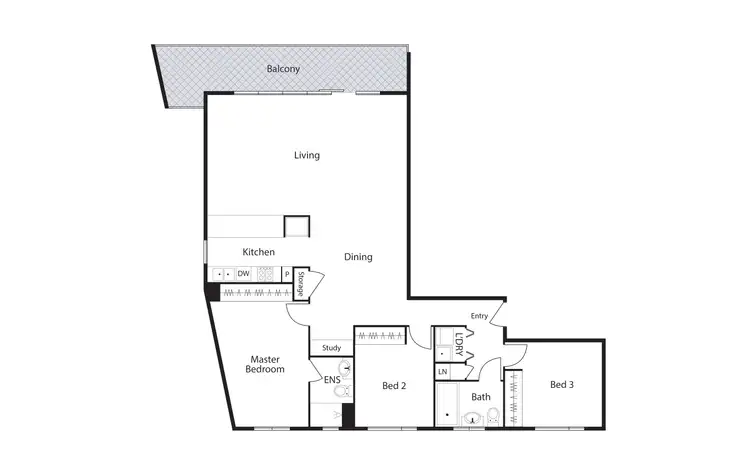 Floorplan of Homely unit listing, 67/98 Corinna Street, Phillip ACT 2606