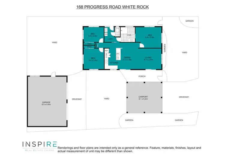 Floorplan of Homely house listing, 168 Progress Road, White Rock QLD 4868