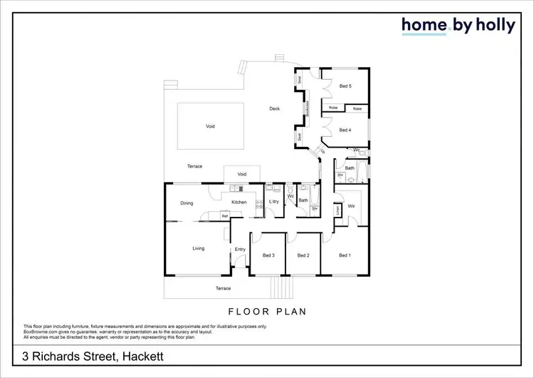 Floorplan of Homely house listing, 3 Richards Street, Hackett ACT 2602