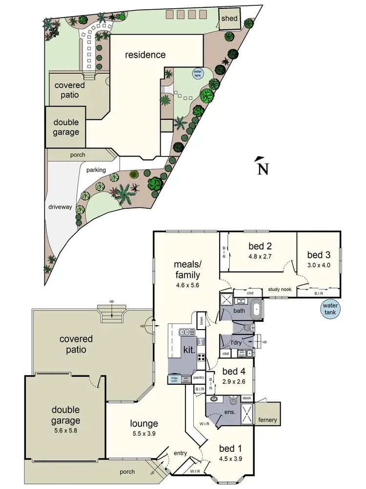 Floorplan of Homely house listing, 8 Tangermere Place, Lilydale VIC 3140