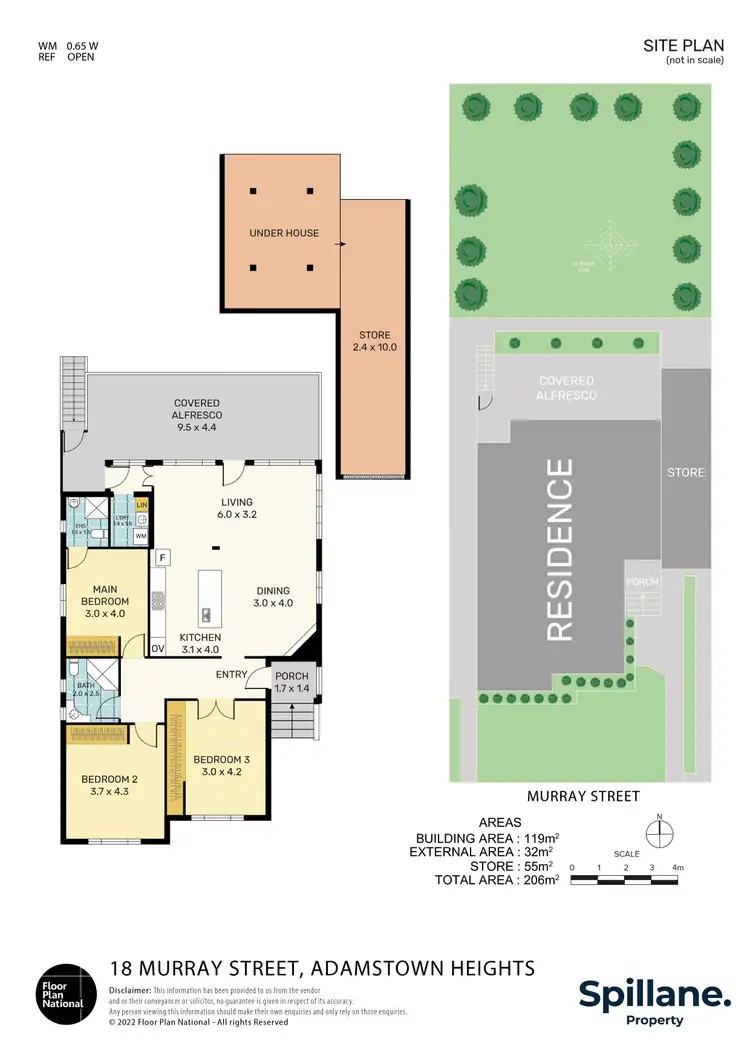 Floorplan of Homely house listing, 18 Murray Street, Adamstown Heights NSW 2289