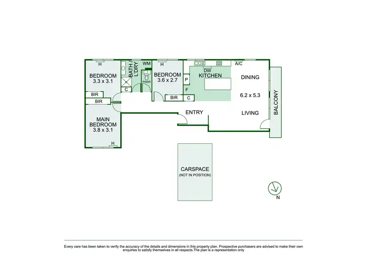 Floorplan of Homely apartment listing, 6/114 Kooyong Road, Armadale VIC 3143