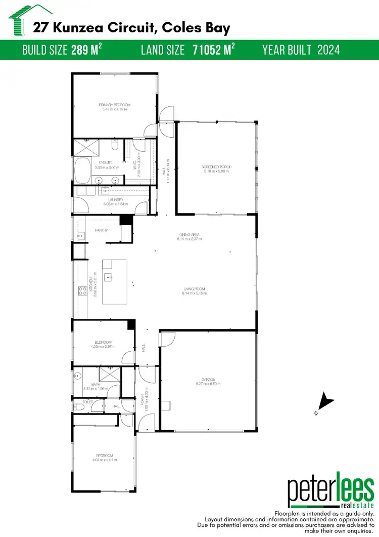 Floorplan of Homely house listing, 27 Kunzea Circuit, Coles Bay TAS 7215