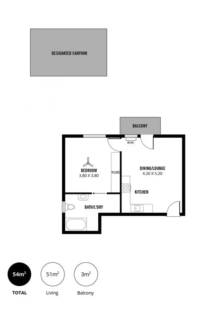 Floorplan of Homely apartment listing, 11/9-11 Rose Street, Glenelg SA 5045