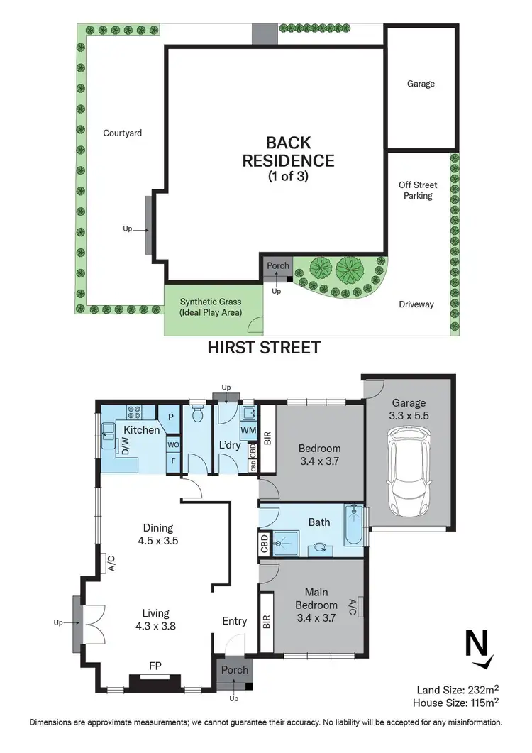 Floorplan of Homely unit listing, 3/12 Hirst Street, Blackburn VIC 3130