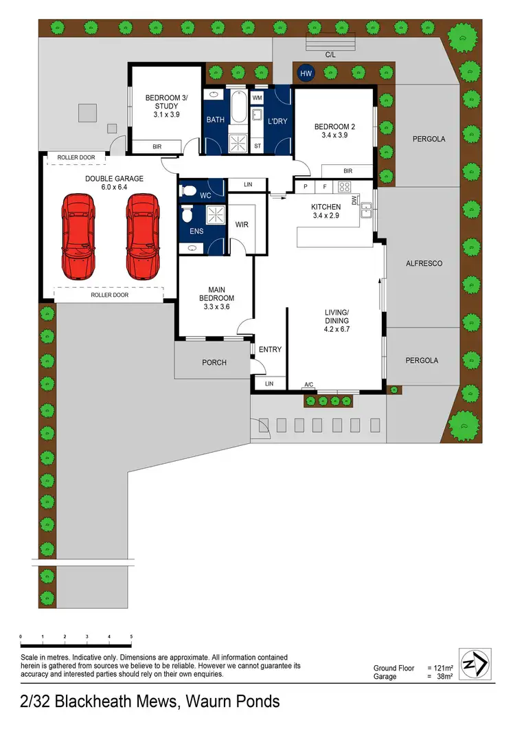 Floorplan of Homely house listing, 2/32 Blackheath Mews, Waurn Ponds VIC 3216