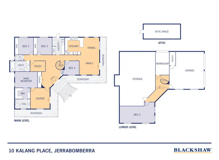 Floorplan of Homely house listing, 10 Kalang Place, Jerrabomberra NSW 2619