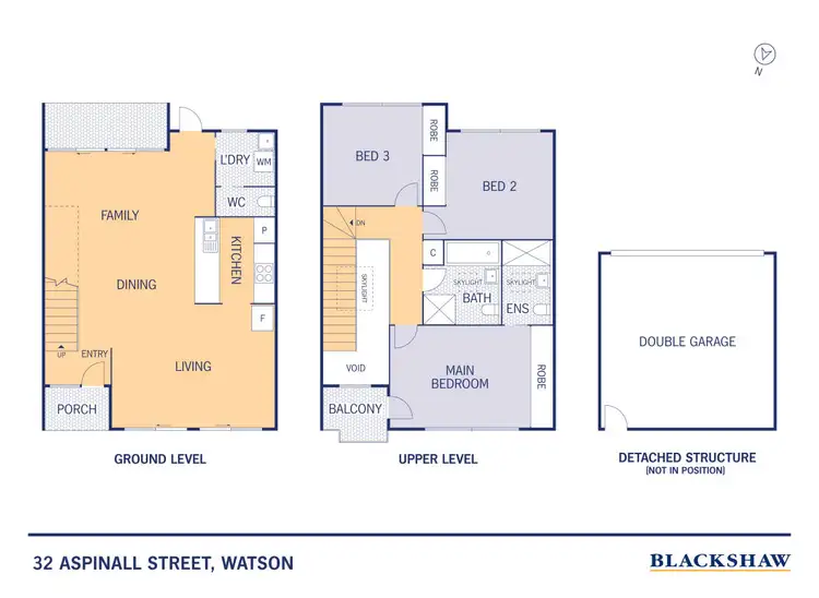 Floorplan of Homely house listing, 32 Aspinall Street, Watson ACT 2602
