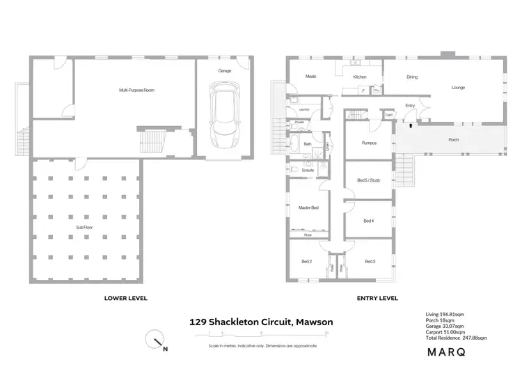 Floorplan of Homely house listing, 129 Shackleton Circuit, Mawson ACT 2607