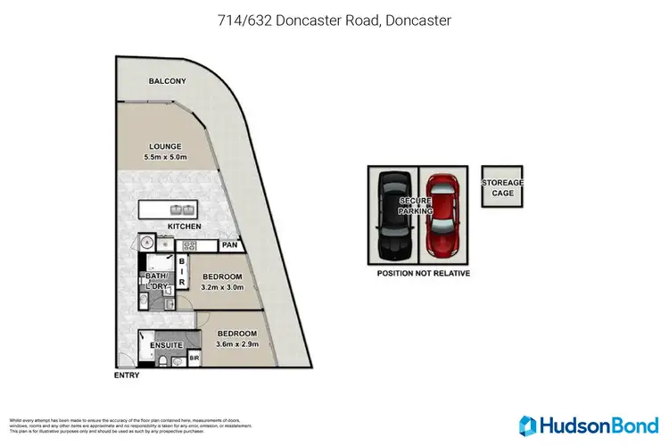Floorplan of Homely unit listing, 714/632 Doncaster Road, Doncaster VIC 3108