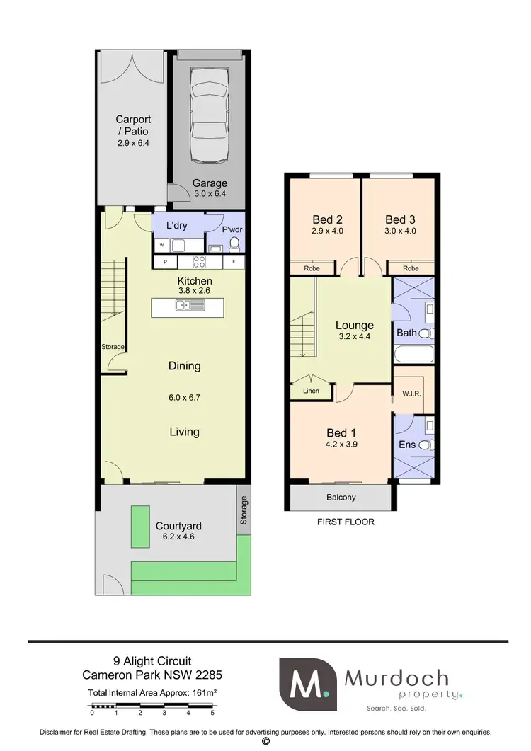 Floorplan of Homely townhouse listing, 9 Alight Circuit, Cameron Park NSW 2285