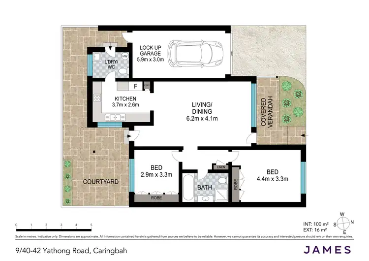 Floorplan of Homely villa listing, 9/40-42 Yathong Road, Caringbah NSW 2229