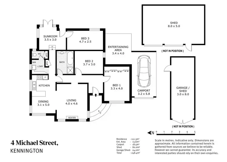 Floorplan of Homely house listing, 4 Michael Street, Kennington VIC 3550
