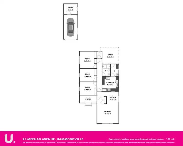 Floorplan of Homely house listing, 19 Meehan Avenue, Hammondville NSW 2170